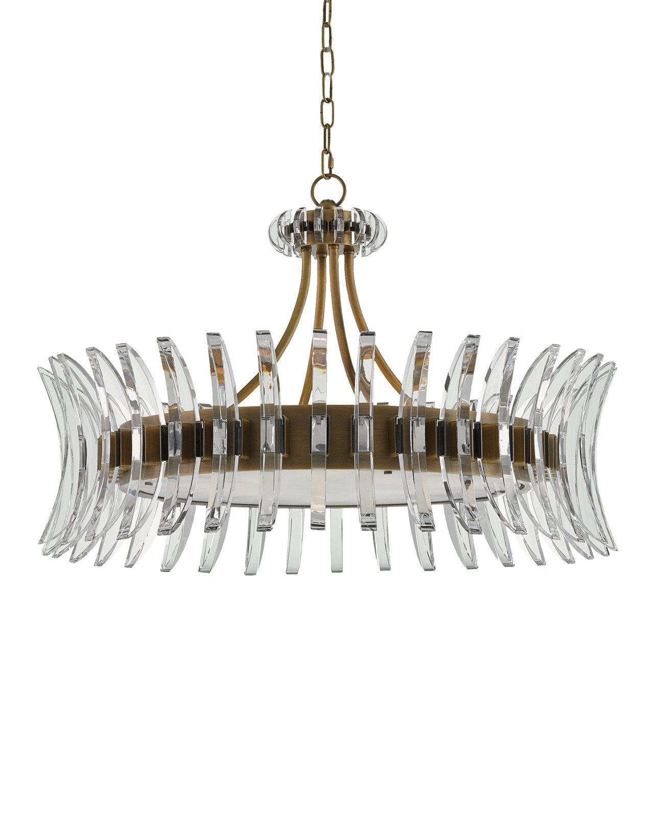 Coquette Brass Chandelier